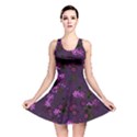 Purple Flowers Reversible Skater Dress View1