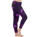 Purple Flowers Classic Winter Leggings View3