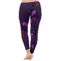 Purple Flowers Classic Winter Leggings View4