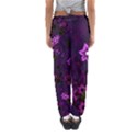 Purple Flowers Women s Jogger Sweatpants View2