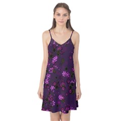 Purple Flowers Camis Nightgown