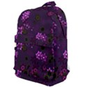 Purple Flowers Classic Backpack View1