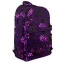 Purple Flowers Classic Backpack View2