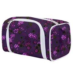 Purple Flowers Toiletries Pouch