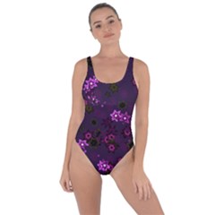 Purple Flowers Bring Sexy Back Swimsuit