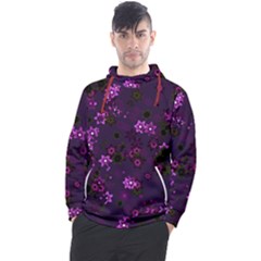 Purple Flowers Men s Pullover Hoodie