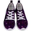 Purple Flowers Women s Lightweight Sports Shoes View1