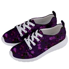 Purple Flowers Women s Lightweight Sports Shoes