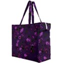 Purple Flowers Canvas Travel Bag View2