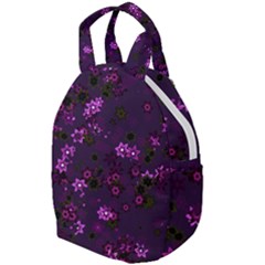 Purple Flowers Travel Backpacks