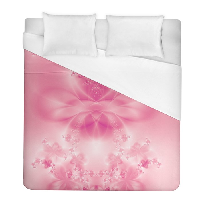 Pink Floral Pattern Duvet Cover (Full/ Double Size)