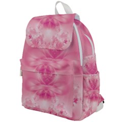 Pink Floral Pattern Top Flap Backpack by SpinnyChairDesigns