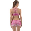 Pink Floral Pattern Back Web Gym Set View2