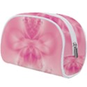 Pink Floral Pattern Makeup Case (Large) View2