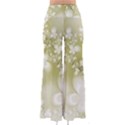 Olive Green With White Flowers So Vintage Palazzo Pants View2