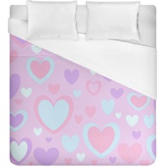 Unicorn Hearts Duvet Cover (king Size) by MooMoosMumma