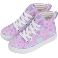 Unicorn Hearts Kids  Hi-top Skate Sneakers by MooMoosMumma