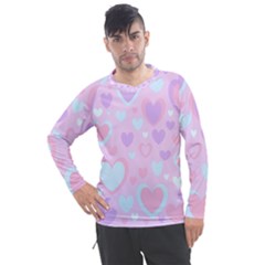 Unicorn Hearts Men s Pique Long Sleeve Tee