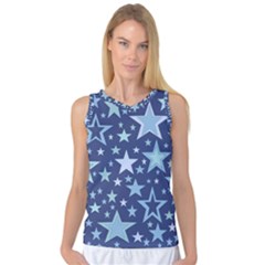 Stars Blue Women s Basketball Tank Top by MooMoosMumma