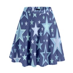 Stars Blue High Waist Skirt by MooMoosMumma