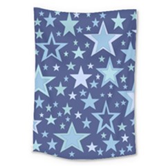 Stars Blue Large Tapestry