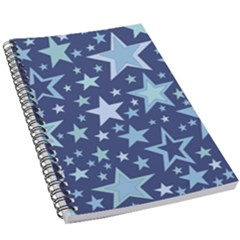 Stars Blue 5 5  X 8 5  Notebook by MooMoosMumma