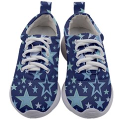 Stars Blue Kids Athletic Shoes by MooMoosMumma