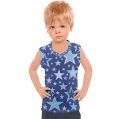 Stars Blue Kids  Sport Tank Top