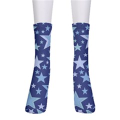 Stars Blue Men s Crew Socks