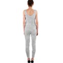 Ash Grey Floral Pattern One Piece Catsuit View2