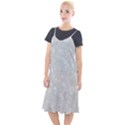 Ash Grey Floral Pattern Camis Fishtail Dress View1