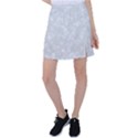 Ash Grey Floral Pattern Tennis Skirt View1