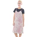 Baby Pink Floral Print Camis Fishtail Dress View1