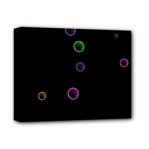 Bubble In Blavk Background Deluxe Canvas 14  X 11  (stretched) by Sabelacarlos