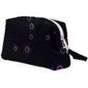 Bubble in blavk background Wristlet Pouch Bag (Large) View2