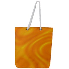 Honey Wave  Full Print Rope Handle Tote (large) by Sabelacarlos