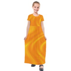 Honey Wave  Kids  Short Sleeve Maxi Dress