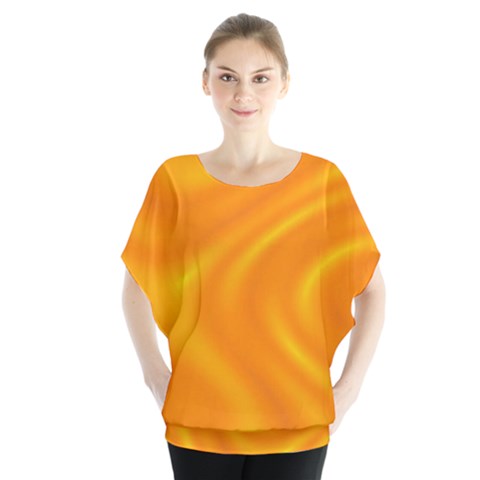 Honey Wave  Batwing Chiffon Blouse by Sabelacarlos