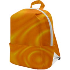 Honey Wave  Zip Up Backpack