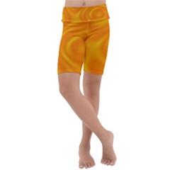 Honey Wave  Kids  Lightweight Velour Cropped Yoga Leggings by Sabelacarlos