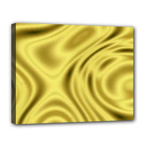 Golden Wave  Canvas 14  X 11  (stretched)