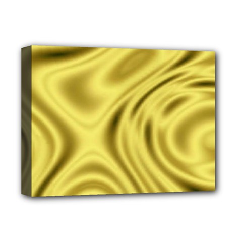 Golden Wave  Deluxe Canvas 16  X 12  (stretched) 