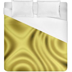 Golden Wave  Duvet Cover (king Size)