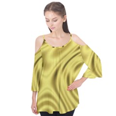 Golden Wave  Flutter Tees