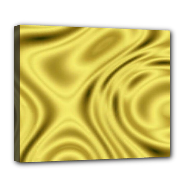 Golden wave  Deluxe Canvas 24  x 20  (Stretched)