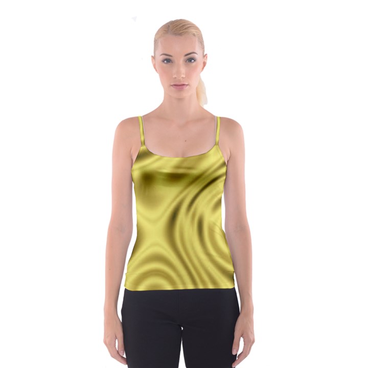 Golden wave  Spaghetti Strap Top