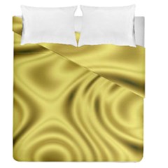 Golden Wave  Duvet Cover Double Side (queen Size)