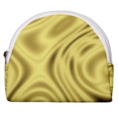 Golden Wave  Horseshoe Style Canvas Pouch by Sabelacarlos