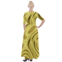 Golden wave  Half Sleeves Maxi Dress View2