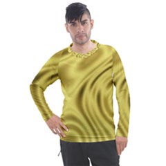 Golden Wave  Men s Pique Long Sleeve Tee